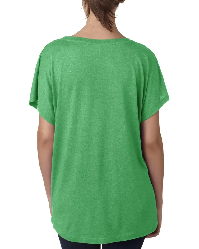 Next Level Apparel Ladies' Triblend Dolman T-Shirt — view 8