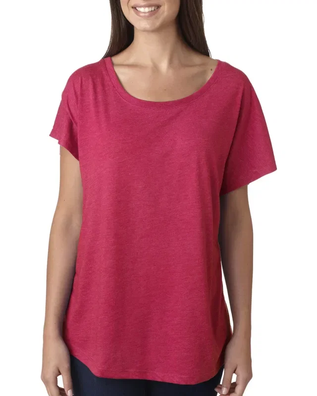 Next Level Apparel Ladies' Triblend Dolman T-Shirt — view 86