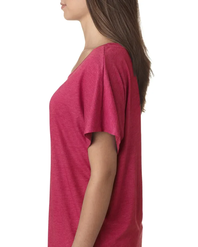 Next Level Apparel Ladies' Triblend Dolman T-Shirt — view 89