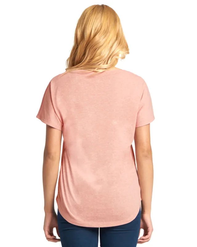 Next Level Apparel Ladies' Triblend Dolman T-Shirt — view 90