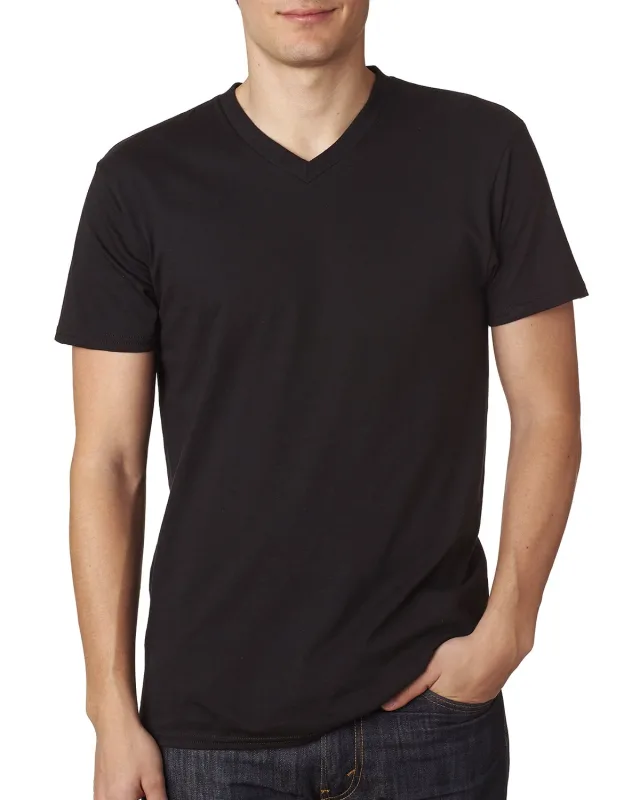 Next Level Apparel Men's Sueded V-Neck T-Shirt — view 18