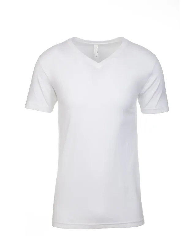 Next Level Apparel Men's Sueded V-Neck T-Shirt — view 3
