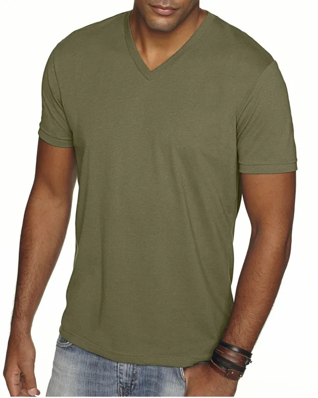 Next Level Apparel Men's Sueded V-Neck T-Shirt — view 36