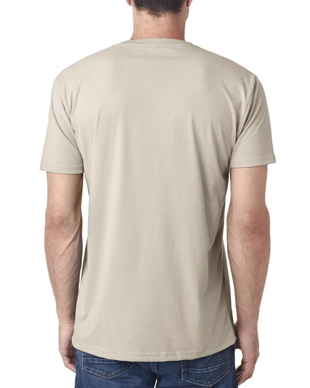 Next Level Apparel Men's Sueded V-Neck T-Shirt — view 5