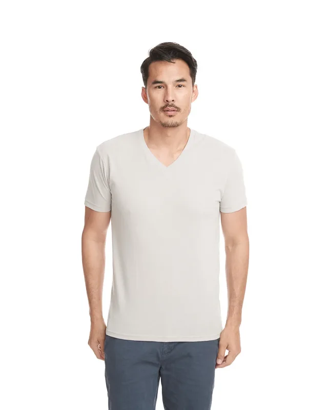Next Level Apparel Men's Sueded V-Neck T-Shirt — view 6