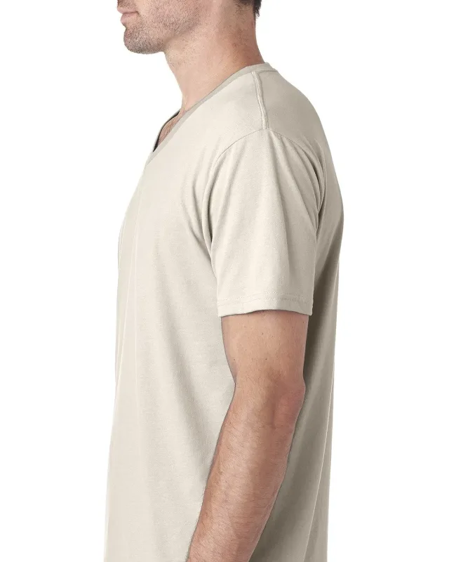 Next Level Apparel Men's Sueded V-Neck T-Shirt — view 7