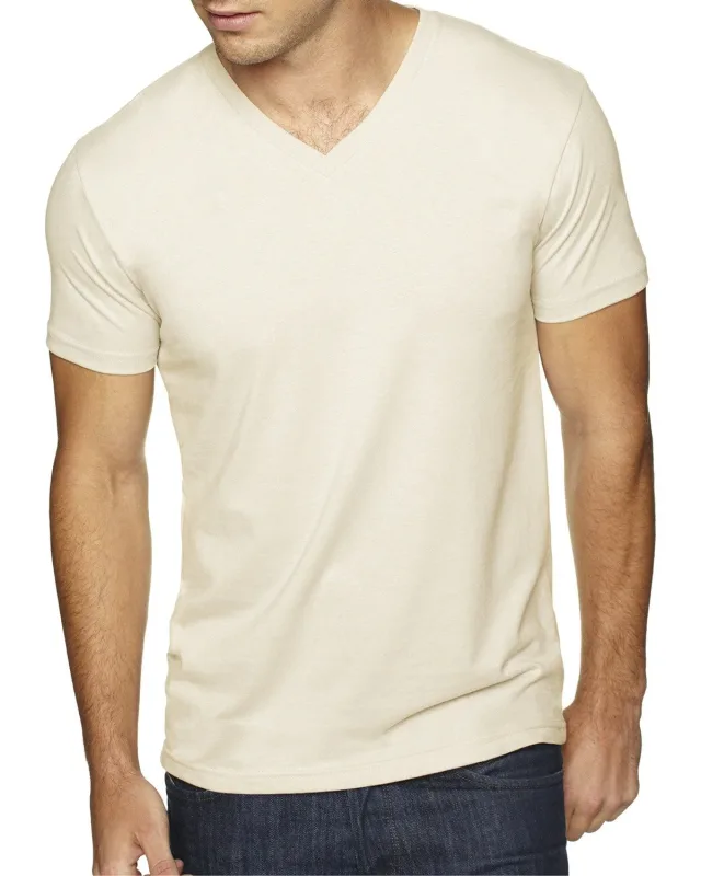 Next Level Apparel Men's Sueded V-Neck T-Shirt — view 9