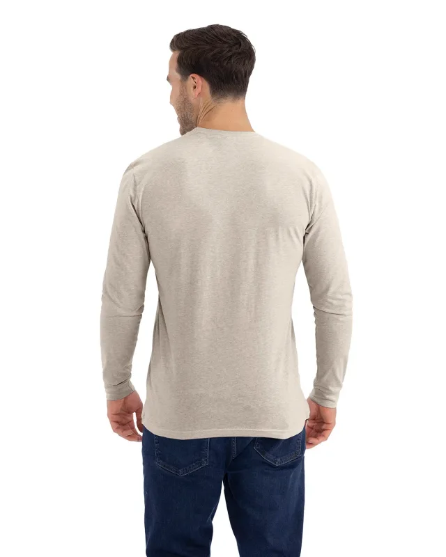 Next Level Apparel Unisex CVC Long-Sleeve T-Shirt — view 3