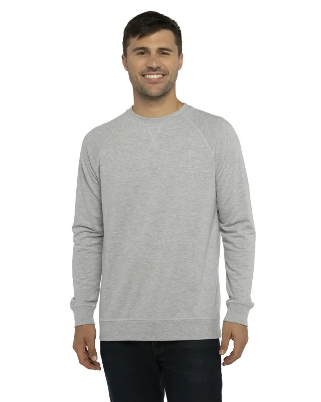 Next Level Apparel Unisex Laguna French Terry Raglan Sweatshirt — view 10