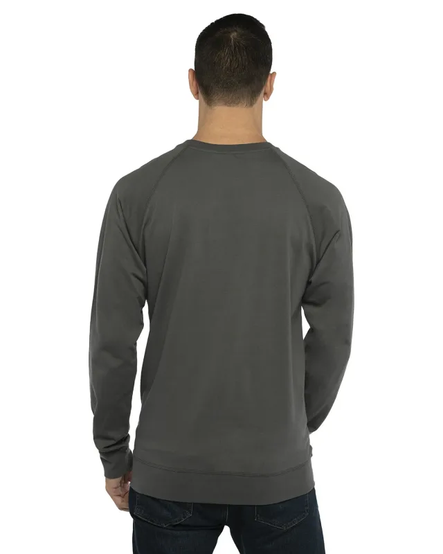 Next Level Apparel Unisex Laguna French Terry Raglan Sweatshirt — view 13