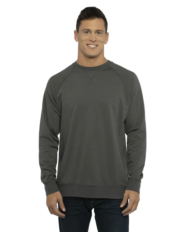 Next Level Apparel Unisex Laguna French Terry Raglan Sweatshirt — view 14