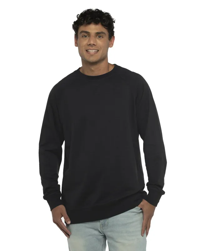 Next Level Apparel Unisex Laguna French Terry Raglan Sweatshirt — view 18