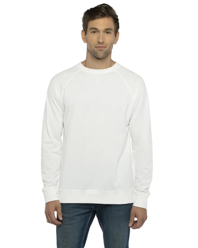 Next Level Apparel Unisex Laguna French Terry Raglan Sweatshirt — view 2