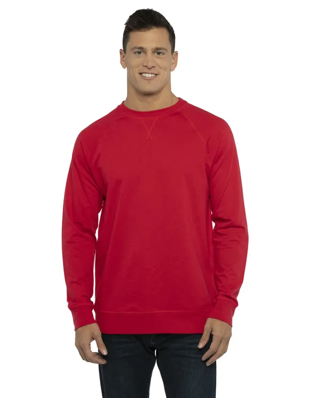 Next Level Apparel Unisex Laguna French Terry Raglan Sweatshirt — view 22