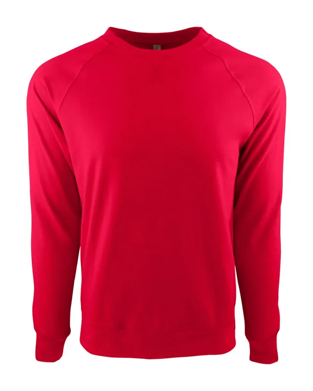 Next Level Apparel Unisex Laguna French Terry Raglan Sweatshirt — view 24
