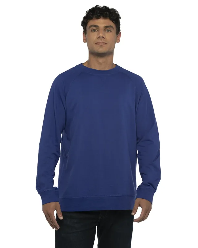 Next Level Apparel Unisex Laguna French Terry Raglan Sweatshirt — view 26