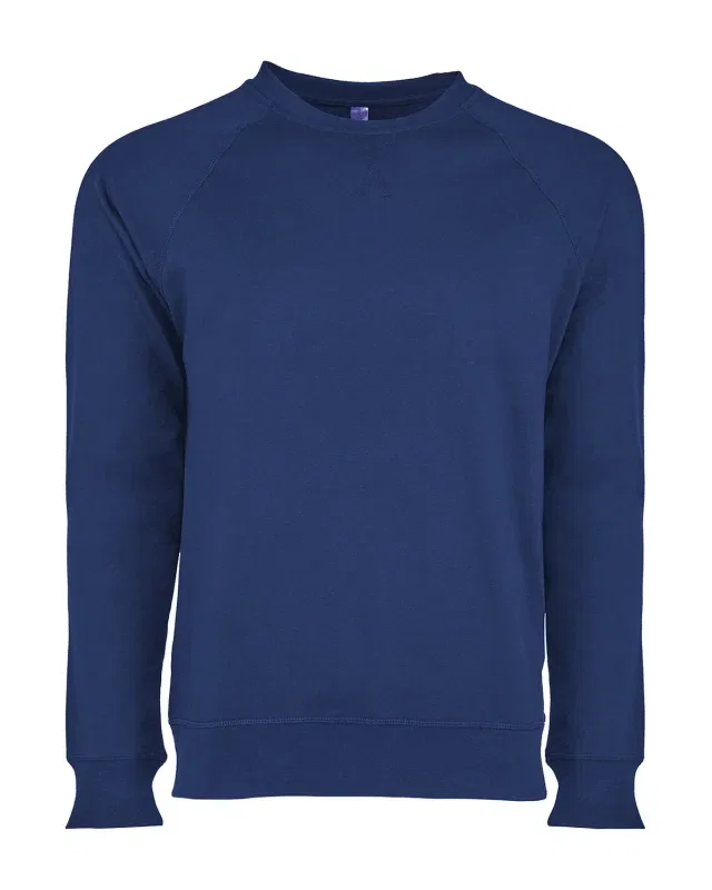 Next Level Apparel Unisex Laguna French Terry Raglan Sweatshirt — view 28