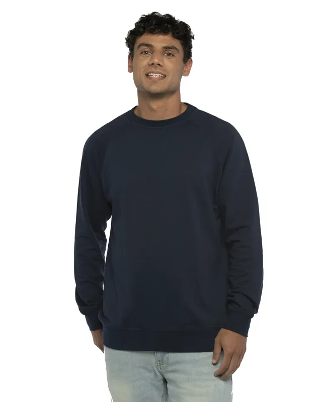 Next Level Apparel Unisex Laguna French Terry Raglan Sweatshirt — view 30