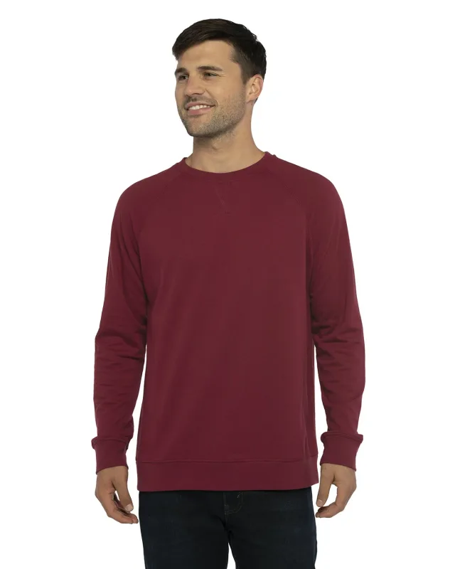 Next Level Apparel Unisex Laguna French Terry Raglan Sweatshirt — view 34