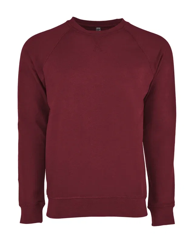 Next Level Apparel Unisex Laguna French Terry Raglan Sweatshirt — view 36