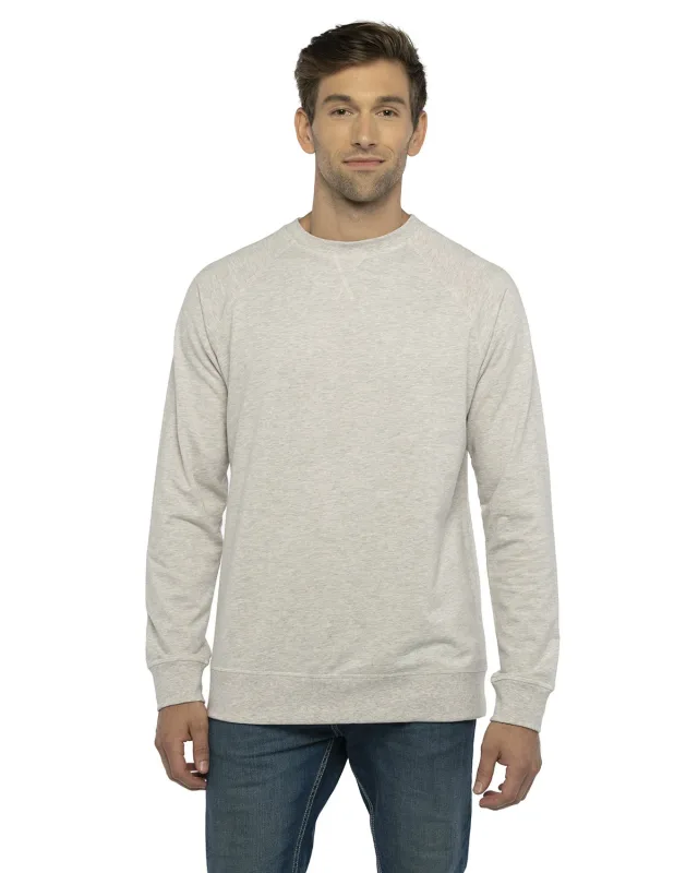 Next Level Apparel Unisex Laguna French Terry Raglan Sweatshirt — view 38