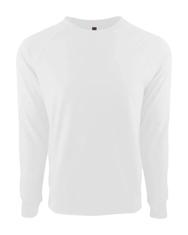 Next Level Apparel Unisex Laguna French Terry Raglan Sweatshirt — view 4