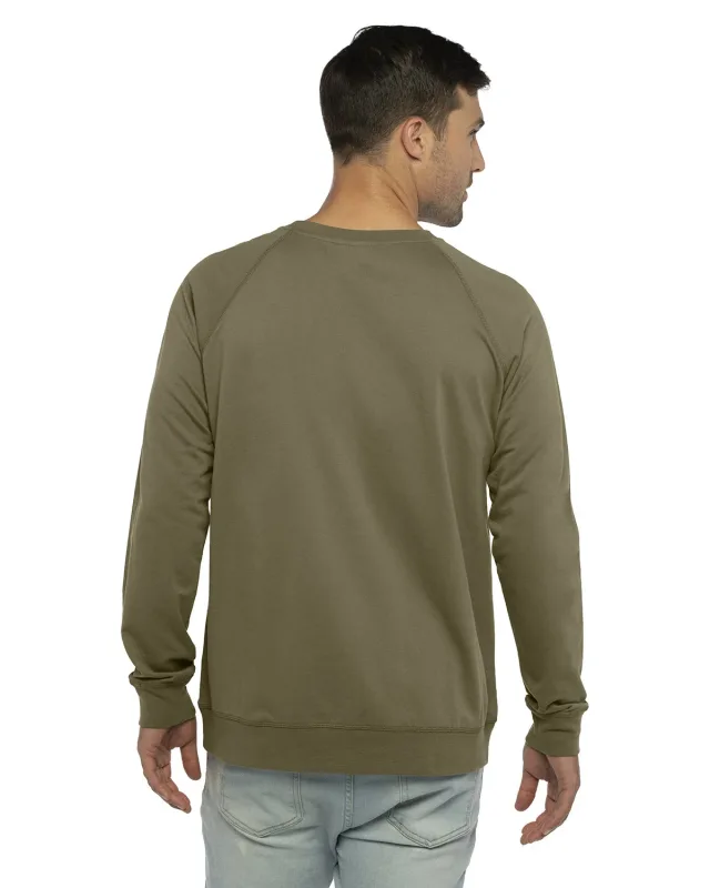 Next Level Apparel Unisex Laguna French Terry Raglan Sweatshirt — view 41