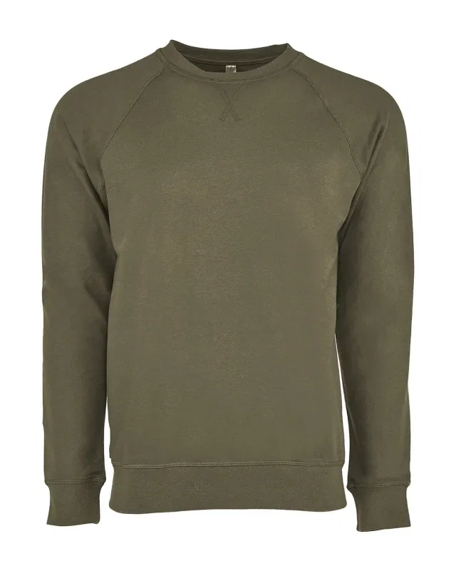 Next Level Apparel Unisex Laguna French Terry Raglan Sweatshirt — view 44