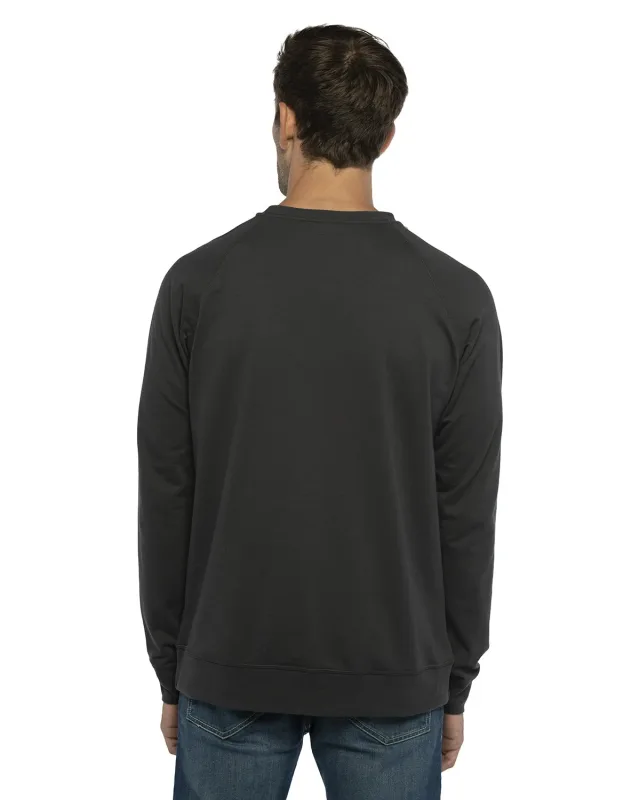 Next Level Apparel Unisex Laguna French Terry Raglan Sweatshirt — view 45