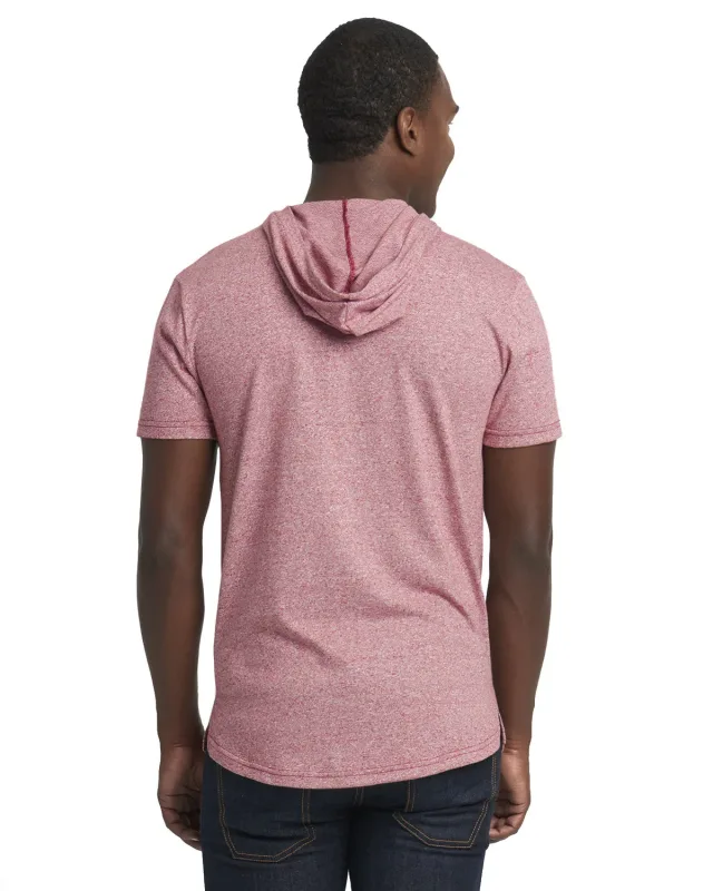 Next Level Apparel Unisex Mock Twist Short Sleeve Hoody T-Shirt — view 17