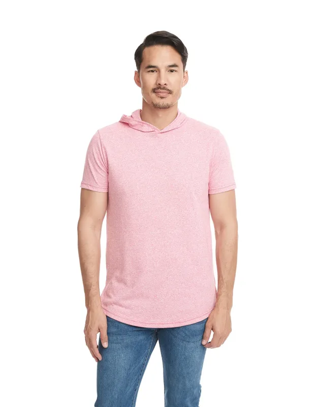Next Level Apparel Unisex Mock Twist Short Sleeve Hoody T-Shirt — view 18