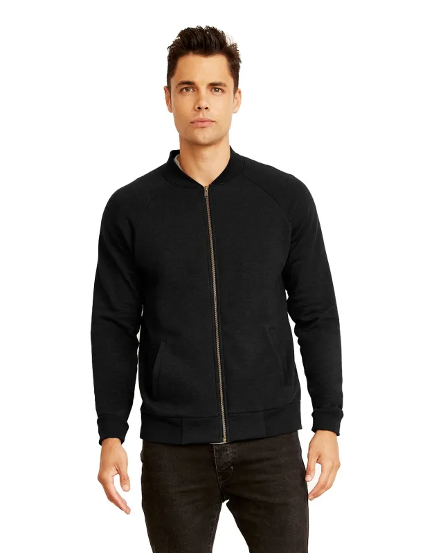 Next Level Apparel Unisex PCH Bomber Jacket — view 4