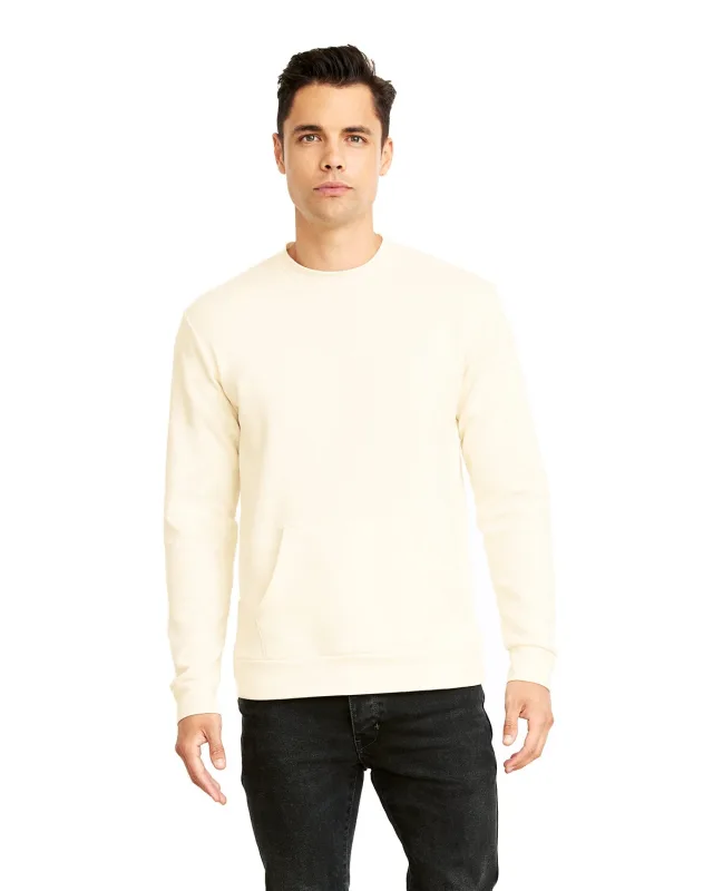 Next Level Apparel Unisex Santa Cruz Pocket Sweatshirt — view 11