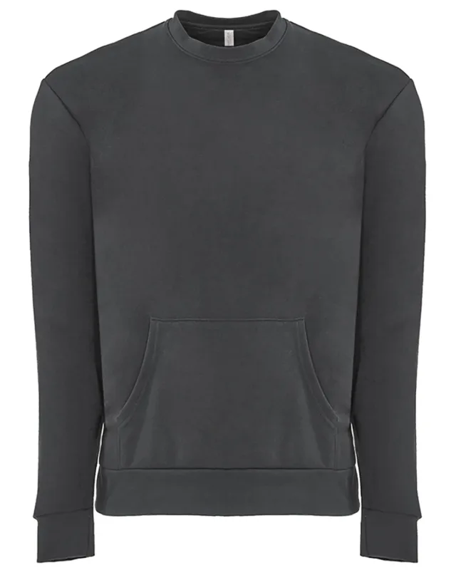 Next Level Apparel Unisex Santa Cruz Pocket Sweatshirt — view 17