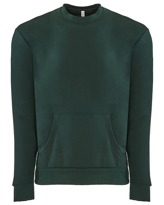 Next Level Apparel Unisex Santa Cruz Pocket Sweatshirt — view 24