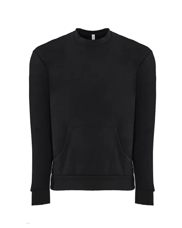 Next Level Apparel Unisex Santa Cruz Pocket Sweatshirt — view 34