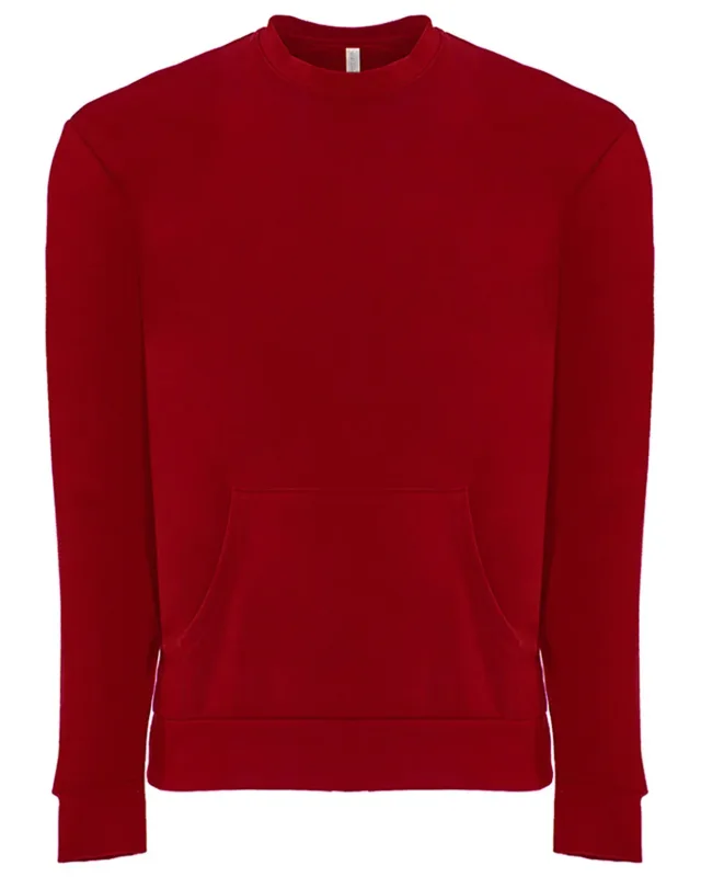 Next Level Apparel Unisex Santa Cruz Pocket Sweatshirt — view 37