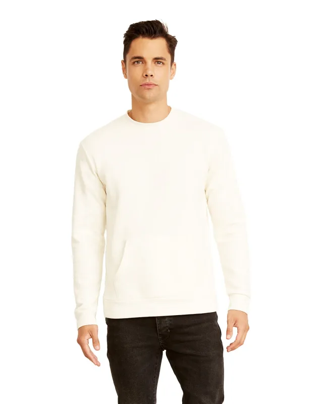 Next Level Apparel Unisex Santa Cruz Pocket Sweatshirt — view 4