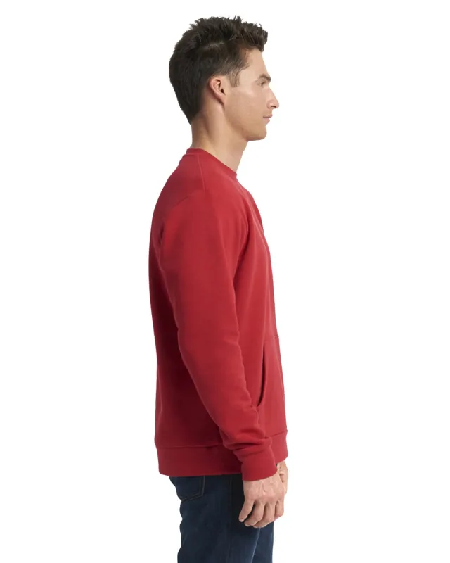 Next Level Apparel Unisex Santa Cruz Pocket Sweatshirt — view 40