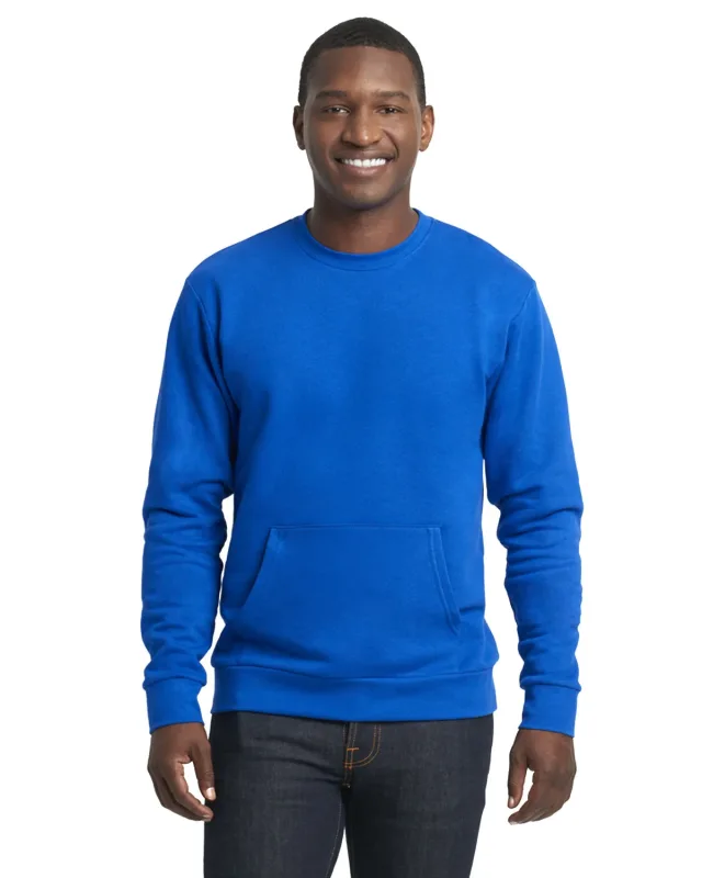 Next Level Apparel Unisex Santa Cruz Pocket Sweatshirt — view 43