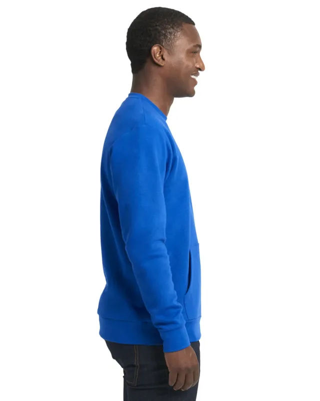 Next Level Apparel Unisex Santa Cruz Pocket Sweatshirt — view 45