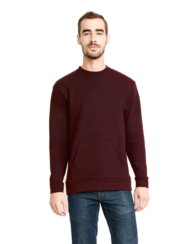 Next Level Apparel Unisex Santa Cruz Pocket Sweatshirt — view 56