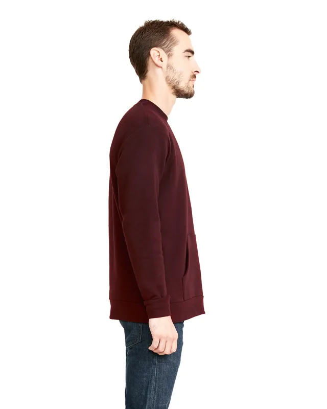 Next Level Apparel Unisex Santa Cruz Pocket Sweatshirt — view 59