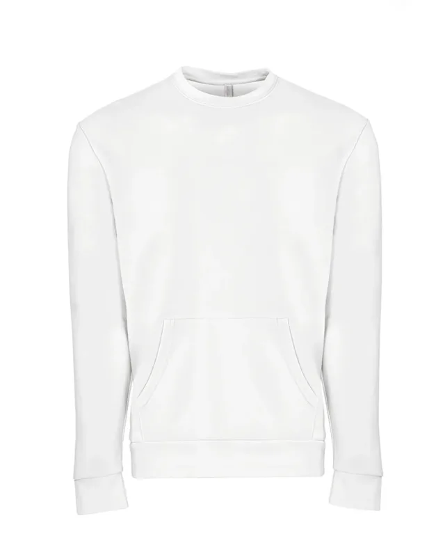 Next Level Apparel Unisex Santa Cruz Pocket Sweatshirt — view 6