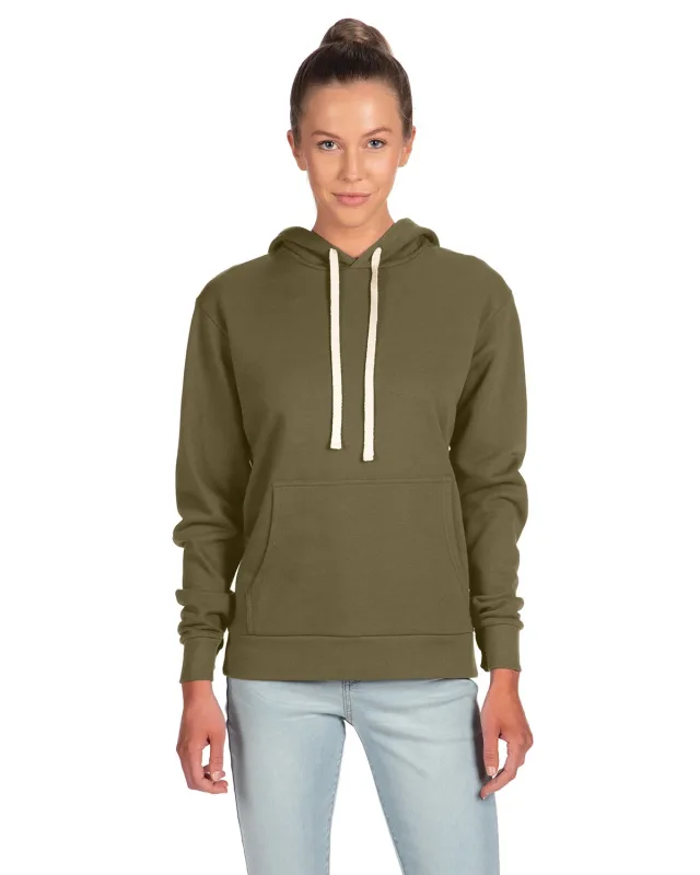 Next Level Apparel Unisex Santa Cruz Pullover Hooded Sweatshirt — view 45