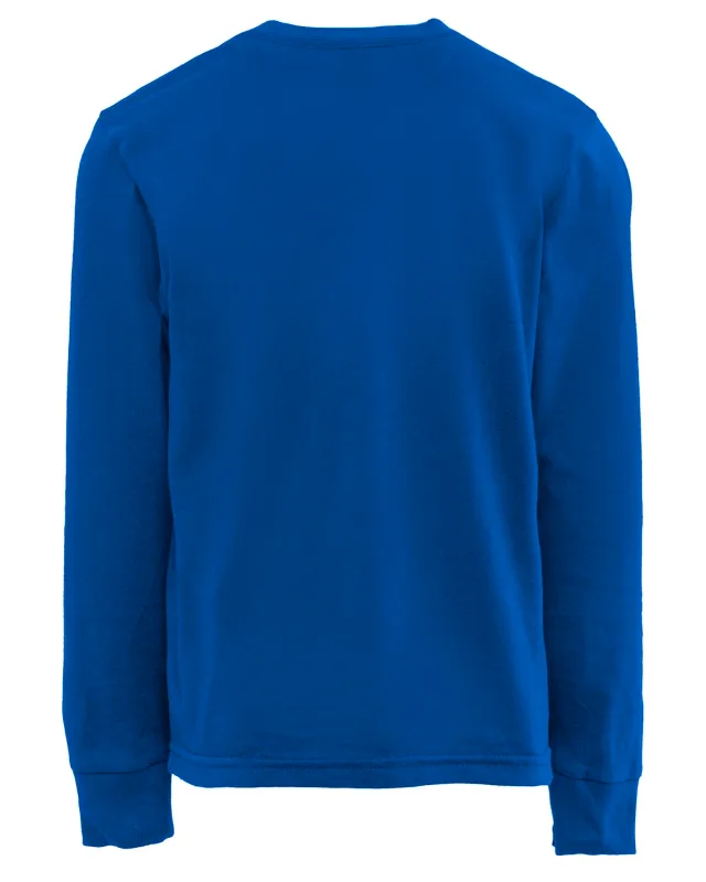 Next Level Apparel Youth Cotton Long Sleeve T-Shirt — view 21