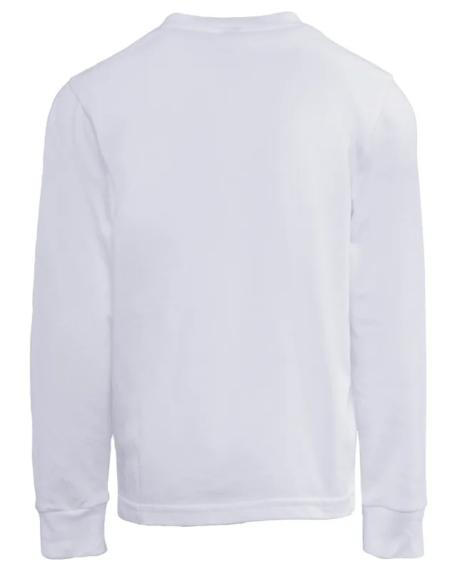 Next Level Apparel Youth Cotton Long Sleeve T-Shirt — view 3