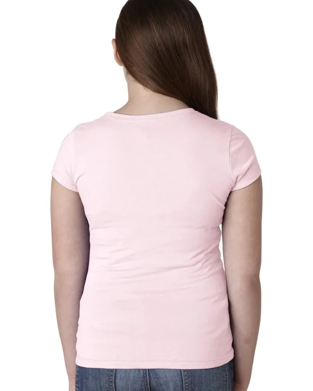 Next Level Apparel Youth Girls Princess T-Shirt — view 15