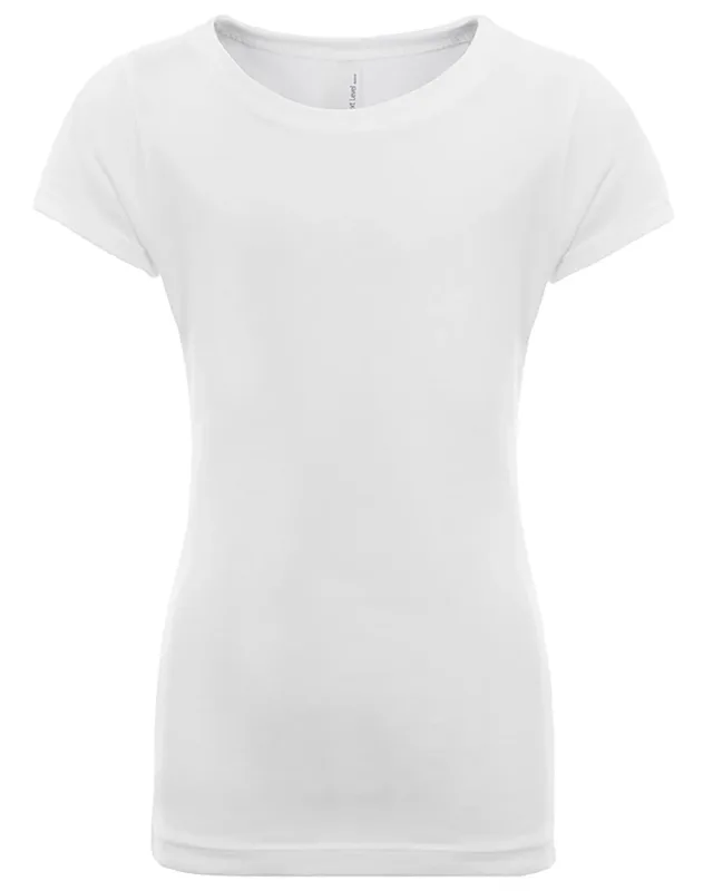 Next Level Apparel Youth Girls Princess T-Shirt — view 3