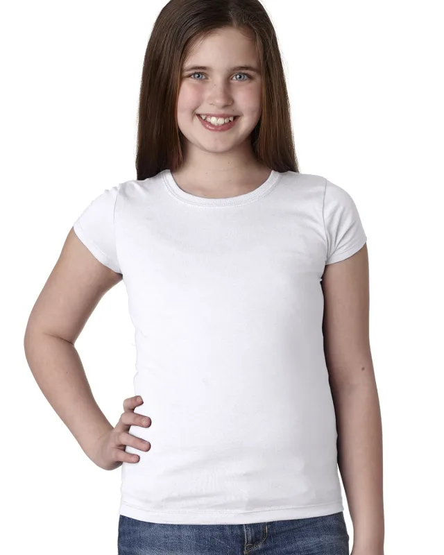 Next Level Apparel Youth Girls Princess T-Shirt — view 4